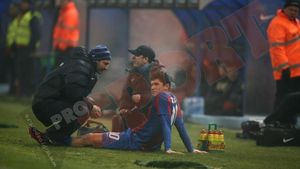 Cristi Tănase a ieșit accidentat după o jumătate de oră de joc!