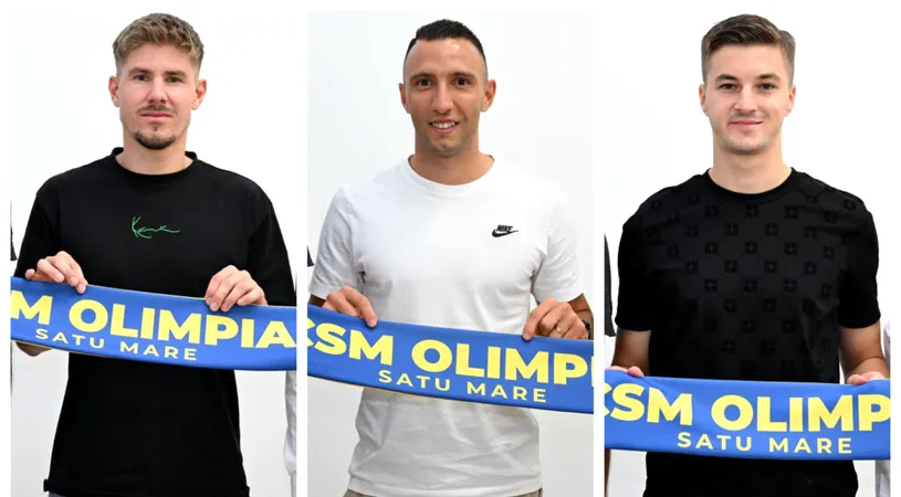 CSM Olimpia Satu Mare a mai anunțat trei achiziții: jucători plecați de la Csikszereda, Unirea Ungheni și Sepsi OSK
