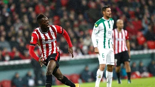 Fotbalistul de 21 de ani dorit de Liverpool și Arsenal a semnat un nou contract. Inaki Williams rămâne la Bilbao până în 2021