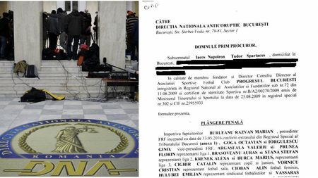 Procurorii DNA descinși la FRF ar investiga primele pe care Burleanu și oamenii săi și le-au dat în 2016. Citiți plângerea lui Tudor Iacov | UPDATE Reacția FRF și ce precizări fac sursele judiciare