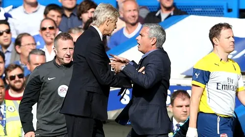 Arsene Wenger și Jose Mourinho, în luptă directă pentru postul de antrenor al unei echipe importante