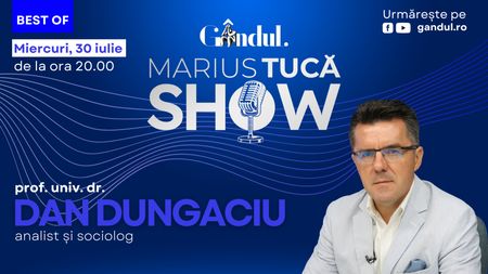 Gândul prezintă Best of Marius Tucă Show - miercuri, 30 iulie, de la ora 20.00