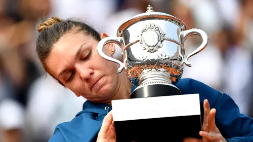 Simona Halep apare în albumul „Cutiile de trofee Louis Vuitton” cu imaginea bucuriei supreme de la Roland Garros