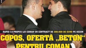 EXCLUSIV / Ce salariu vrea Copos să-i dea lui Coman?