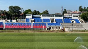 FOTO | Altă amânare la stadionul din Târgoviște, anunțată de autorități în ziua în care ar fi trebuit finalizat: „Dacă nu intervine ceva deosebit, anul ăsta e gata”