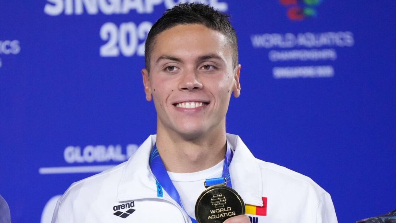 Ce a apărut pe paginile ANS și COSR după triumful sclipitor al lui David Popovici în Singapore