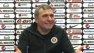 Hagi și-a anunțat plecarea din România într-o nouă conferință care va rămâne în istorie: "Bye, bye, gata! V-ați atins obiectivul, m-ați pierdut definitiv". "Regele", între "mi-e rușine că m-am întors" și "cel mai mare lucru din viața mea e că am investit în copii"