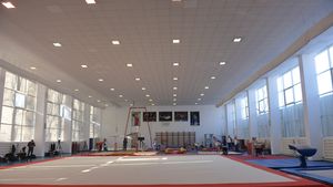 FOTO | Gimnaștii se antrenează într-o sală nouă. Cum arată sala reabilitată din Complexul Lia Manoliu