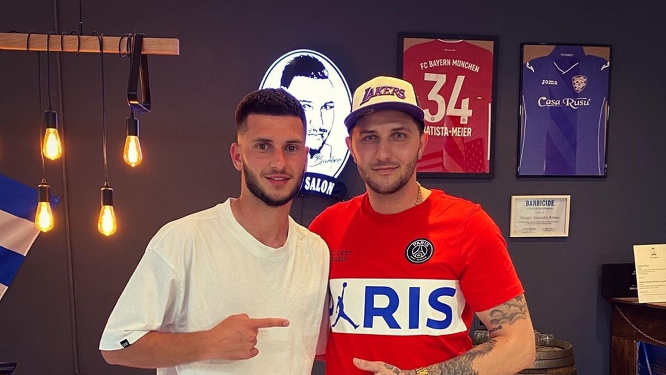 Povestea fabuloasă a unui fotbalist român: a jucat cu Dennis Man și Adrian Petre la UTA, acum tunde vedete de la Bayern Munchen! "Să visezi nu costă nimic" | EXCLUSIV