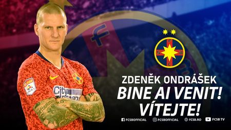 OFICIAL | Zdenek Ondrasek este noul jucător al FCSB-ului! Ce număr va purta atacantul ceh