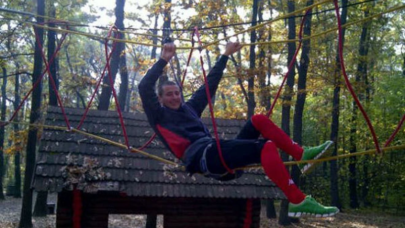 VIDEO** Antrenorul lui ȚSKA i-a trimis pe Zicu&Co să caute veverițe prin copaci :)