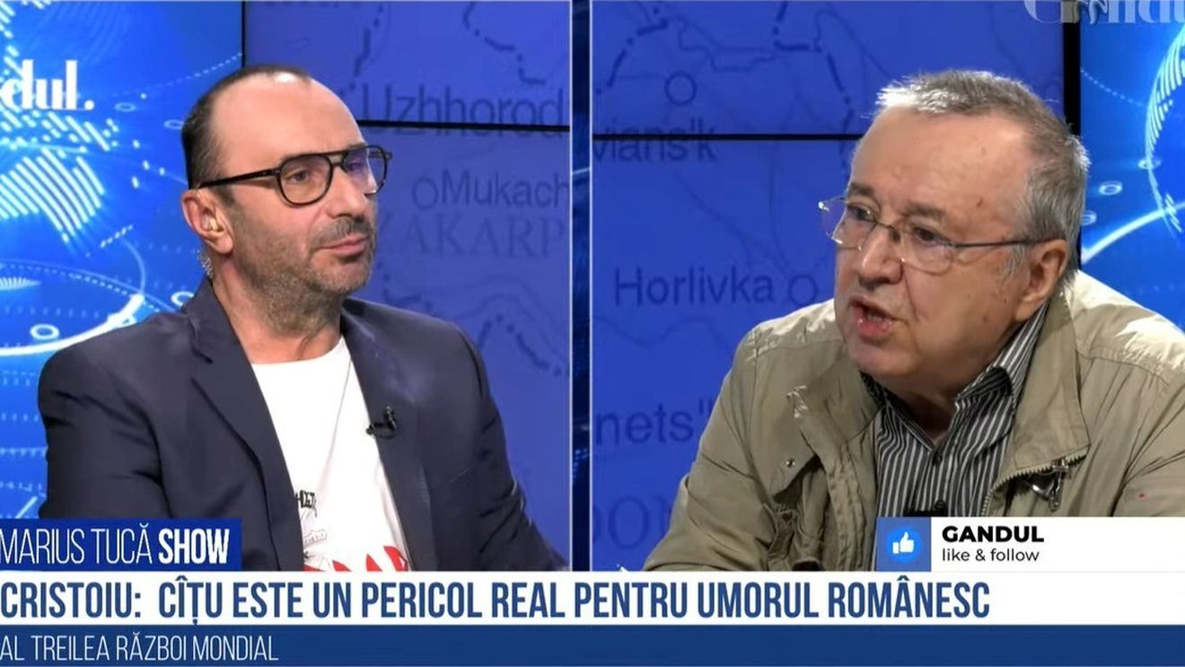 Marius Tucă Show începe de la ora 20.00 pe gandul.ro cu o ediție de colecție. Invitat: Ion Cristoiu