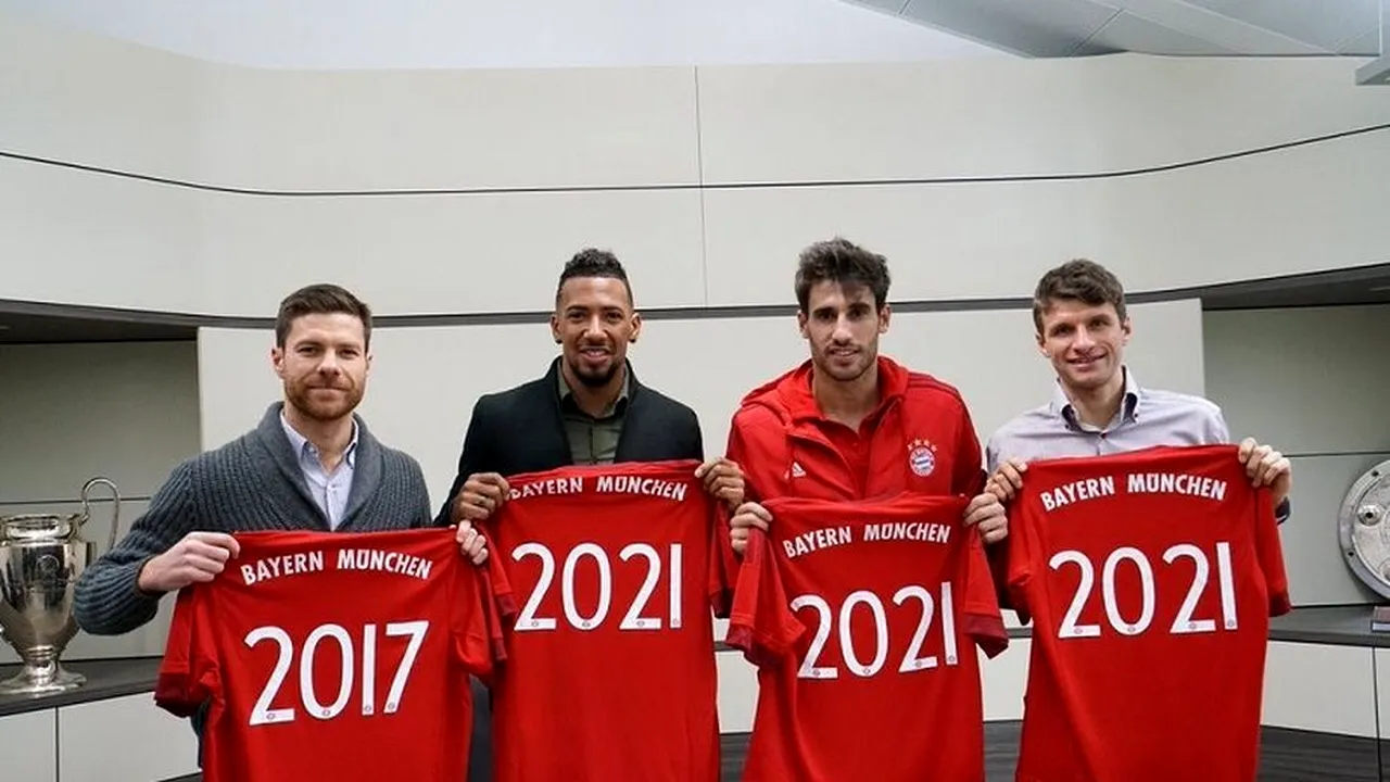 Bayern Munchen și-a asigurat viitorul! Patru dintre cei mai importanți fotbaliști au semnat prelungirea contractelor