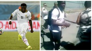 VIDEO | Gest superb făcut de Muntari în favelele din Brazilia. Ghanezul a împărțit bani oamenilor săraci