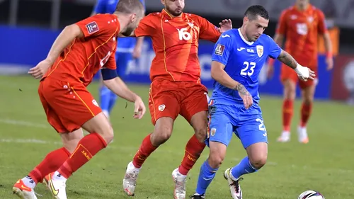 Presa din Macedonia de Nord, după remiza cu România. „Un fotbal frumos, am dominat meciul!”