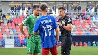 Reacția lui Daniel Oprița, după ce arbitrul Dumitru Robert Mormeci a făcut praf partida cu CSC Dumbrăvița. Ce i-a spus în privat ”centralului”