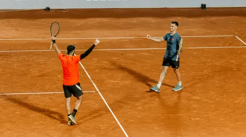 Cezar Crețu și Bogdan Pavel, în finala probei de dublu la Concord Iași Open