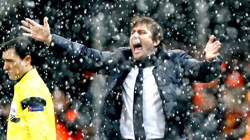 Juve a fost eliminată de Galata pe o mocirlă de nedescris, Conte a izbucnit la finalul partidei: 