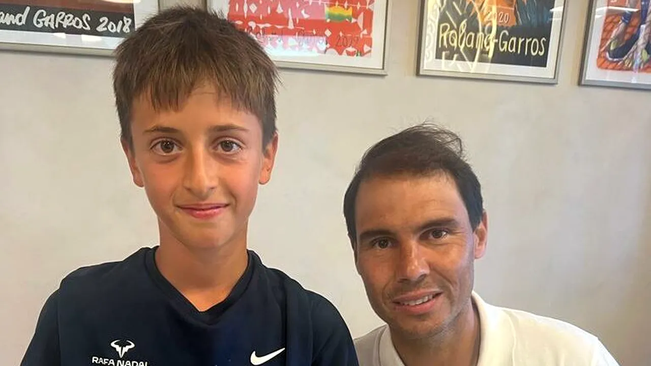 CORESPONDENȚĂ DE LA WIMBLEDON | Rafael Nadal a schimbat legile Academiei lui de tenis pentru un puști român de doar 10 ani! Eric Sandu a primit bilet pe terenul central de la familia lui Carlos Alcaraz
