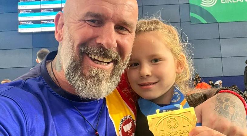 Matilda este campioană europeană Jiu Jitsu! Fetița în vârstă de 5 ani a luptătorului Cătălin Zmărăndescu, peripeții la Dublin: „Am plecat cu antibioticul după noi”. VIDEO