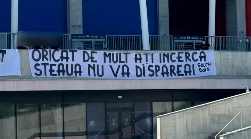 Ultrașii CSA Steaua nu l-au uitat pe Gigi Becali. Ce au putut să afișeze în ziua în care FCSB se încoronează campioana României: „Pomană la Palat”