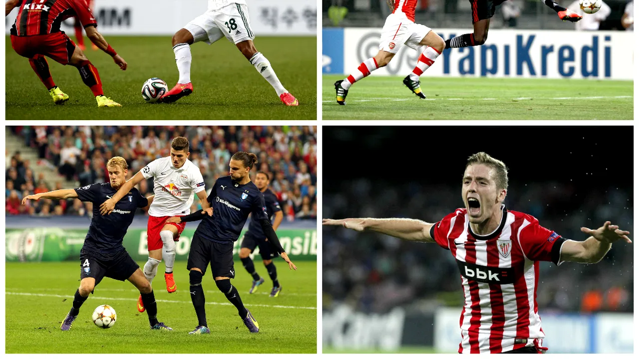 Play-off Liga Campionilor | Arsenal, Bilbao, Leverkusen, Ludogoreț și Malmo s-au calificat în grupe. Rezultatele serii și cum arată urnele pentru tragerea la sorți