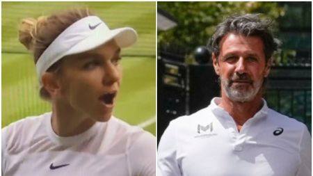 Ce a strigat Simona Halep către loja ei la Wimbledon și cum au reacționat Patrick Mouratoglou și preparatorul fizic: „Sus!" VIDEO