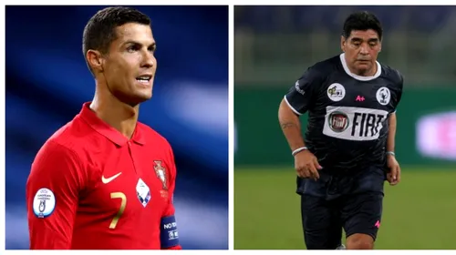 Reacția cutremurătoare lui Cristiano Ronaldo, după moartea lui Diego Maradona: „Lumea își ia rămas bun de la un geniu etern” | FOTO