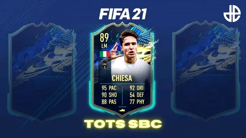 Federico Chiesa în FIFA 21! Cerințe SBC, costuri + recenzia completă a mijlocașului