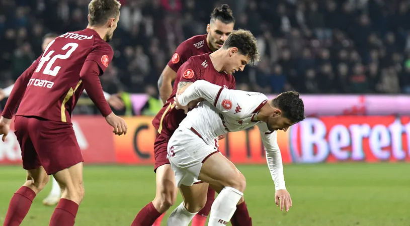 Fotbaliștii lui CFR Cluj dau vina pe ghinion după primul eșec al lui Adrian Mutu în Gruia, 0-1 cu Rapid: „Au dat gol din noroc! Suntem foarte supărați”