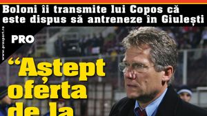 Boloni îi răspunde lui Copos!