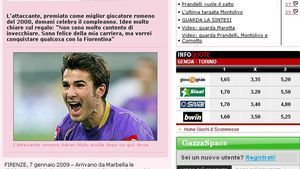 Gazzetta citează ProSportul! Mutu, premiat de cititori