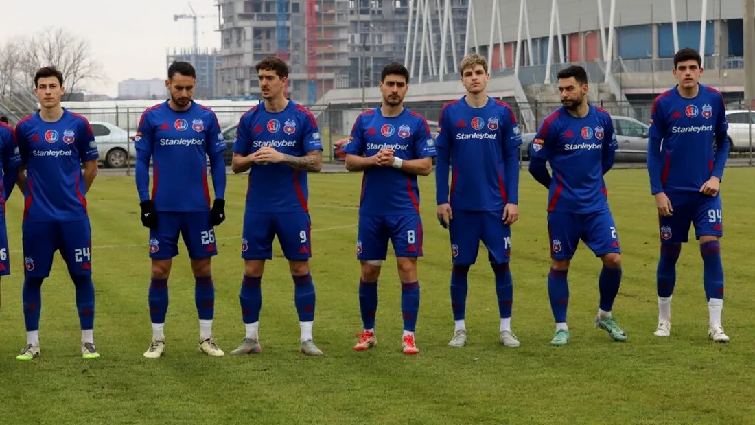 Steaua, învinsă în Ghencea de o echipă de Liga 3. ”Militarii” au bifat primul eșec al iernii