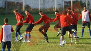 FOTO din cantonamentul Stelei!** Mache e noul număr 10, Ilie le-a făcut cunoștință cu antrenamentul "fetele de la Căpâlna" :)