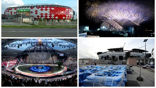 FOTO | Cum se prezintă stadioanele care vor găzdui Mondialul din 2018. Inspectorii FIFA sunt mulțumiți de progrese, deși Rusia întâmpină dificultăți financiare odată cu deprecierea rublei