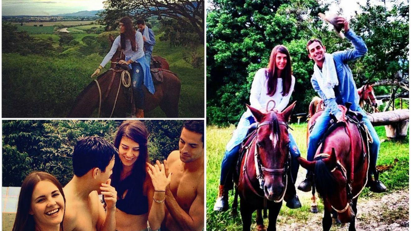 FOTO | Sorana Cîrstea și Santi Giraldo, vacanță de vis în Columbia: au călărit, au urcat pe munte și au mers la piscină 