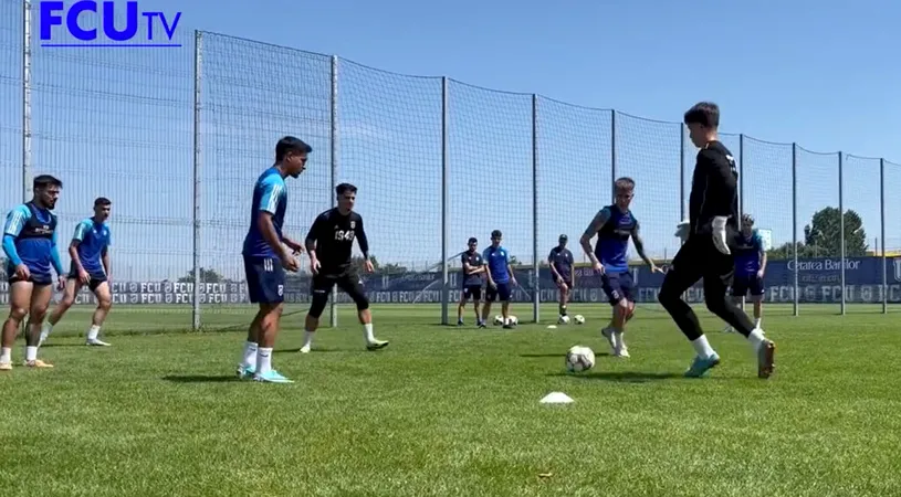 FCU Craiova s-a reunit cu destui jucători alături de care a retrogradat în Liga 2. Printre ei, Juan Bauza și William Baeten