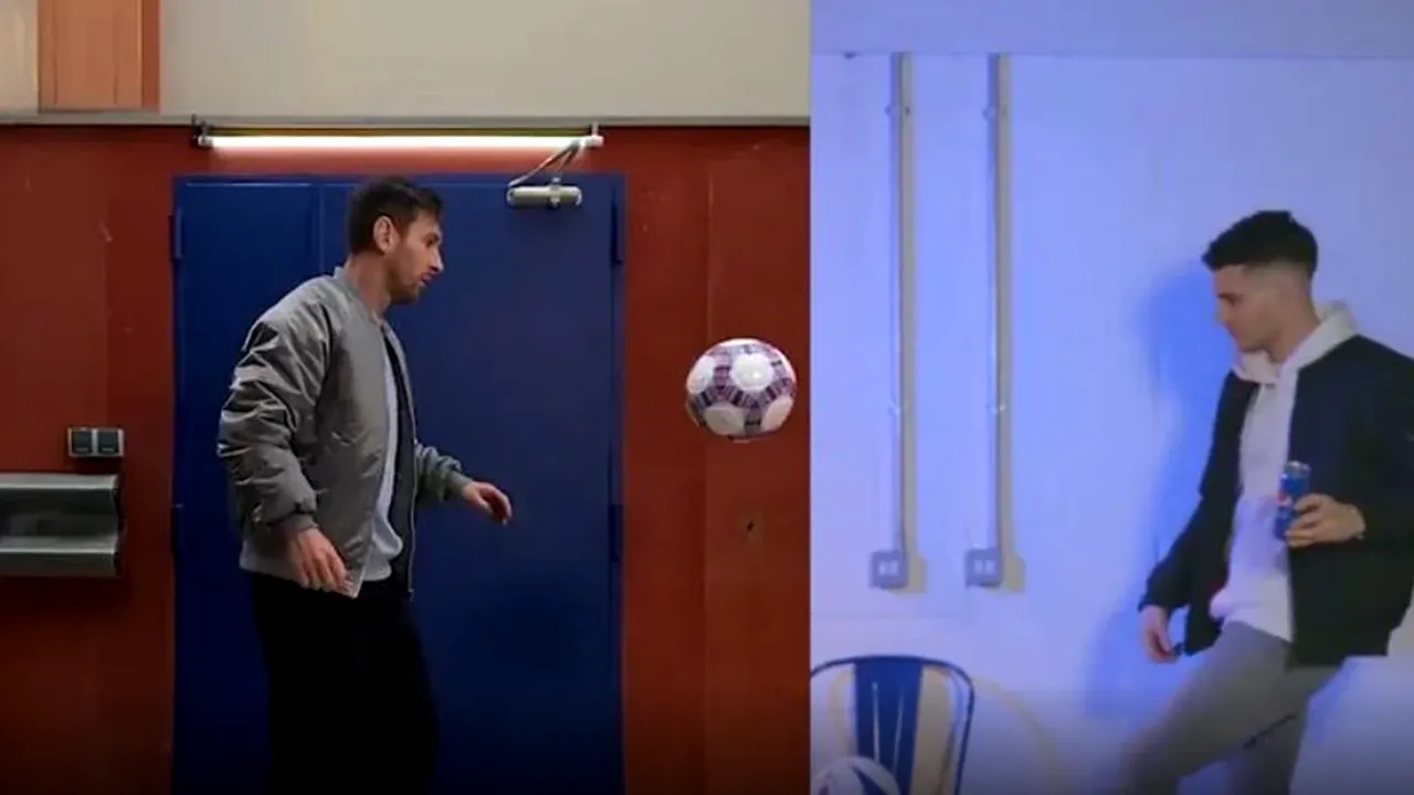 Ianis Hagi, vedetă într-o reclamă alături de Leo Messi! Imagini senzaționale cu cei doi fotbaliști | VIDEO