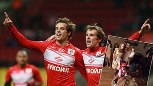 Se putea întâmpla doar în Rusia. Fotbalistul Kombarov a adus un urs viu la petrecerea fiului său în vârstă de doi ani. Reacția media: "Ești un idiot" | FOTO