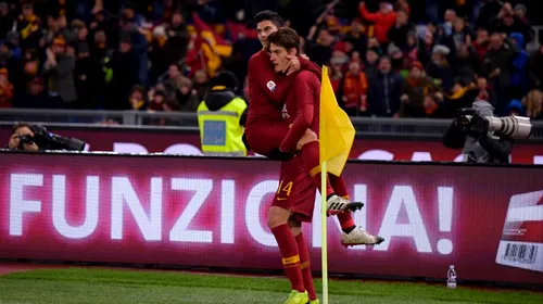 AS Roma a făcut meciul sezonului. Eusebio di Francesco l-a învins pe fiul său, Federico, cu 3-1: „În sfârșit am văzut câteva lucruri interesante”