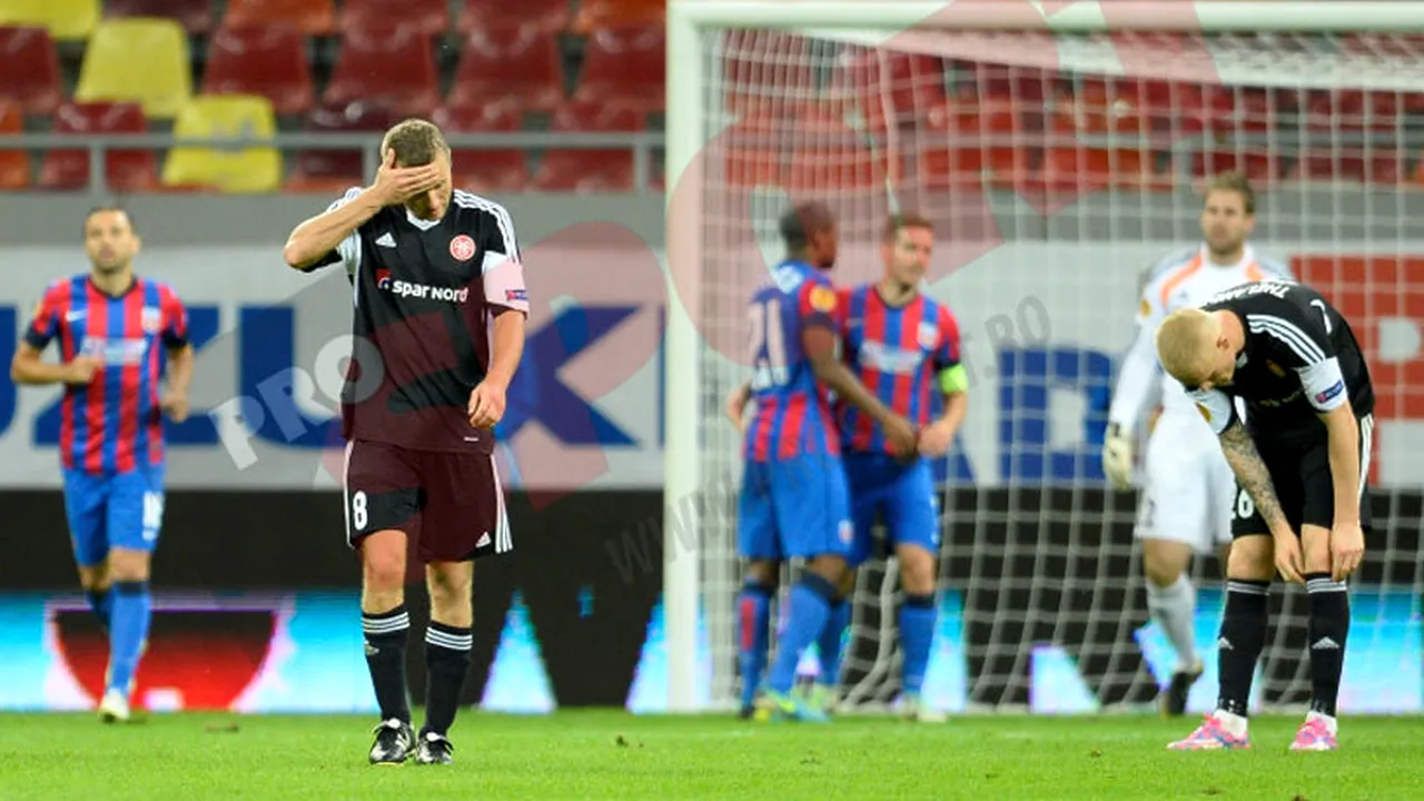 Reacție incredibilă în Danemarca după ce Aalborg a fost umilită de Steaua: 