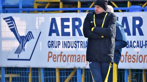 Aerostar Bacău, prima echipă din Liga 2 care își schimbă antrenorul în 2021. Daniel Munteanu și-a dat demisia cu o zi înaintea meciului cu Metaloglobus