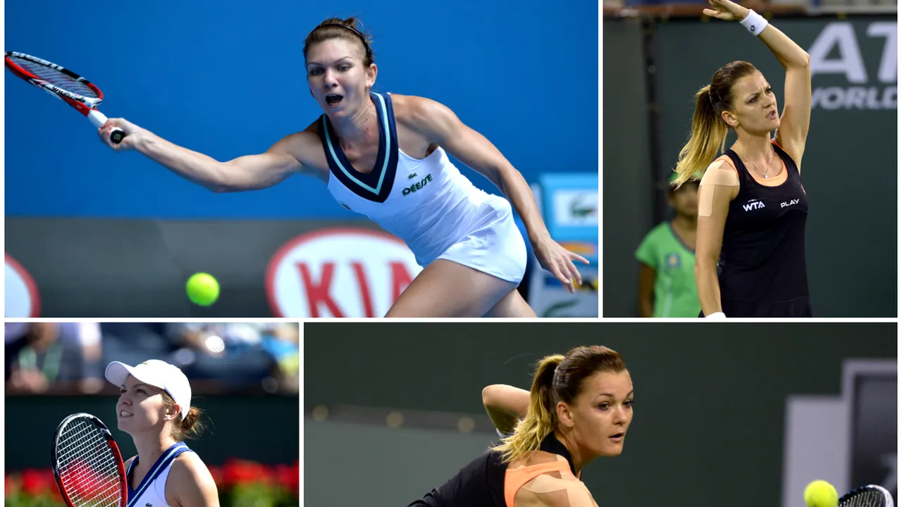 Halep - Radwanska: 3-6, 4-6. Finala de la Indian Wells, doar un miraj în deșertul californian. Simona a părăsit turneul cu fruntea sus