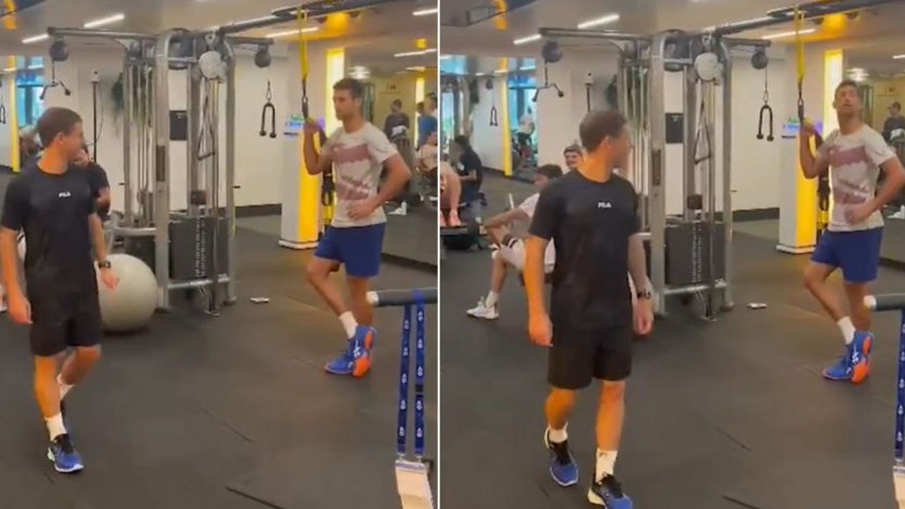 Leo Messi, parodiat de Novak Djokovic: „Ce te uiți, prostule!?" Moment viral cu tenismenul sârb și un jucător argentinian la Australian Open | VIDEO