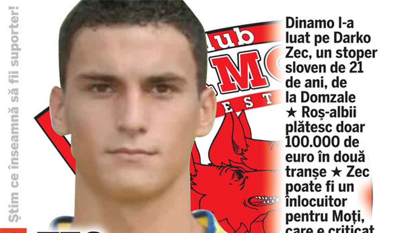 EXCLUSIV "Uriașul" Darko Zec a semnat cu Dinamo! VIDEO Ce știe fundașul de 21 de ani?