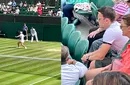 Surpriză! Cine a venit în tribune, la Wimbledon, să vadă meciul Simonei Halep cu Magdalena Frech: puțini au mai recunoscut-o! FOTO EXCLUSIV