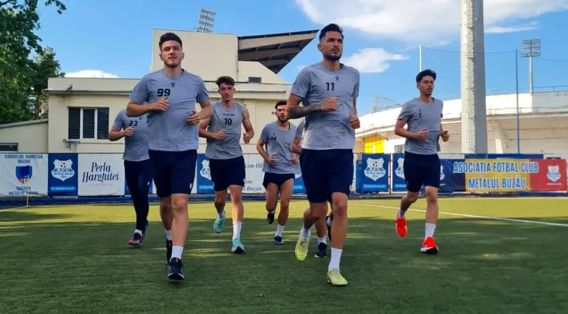 Metalul Buzău s-a reunit cu un număr record de jucători! Valentin Stan a adus portar cu multă experiență și testează mai mulți fotbaliști