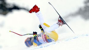 Edith Miklos s-a clasat pe ultimul loc în proba de Super-G la Treviso