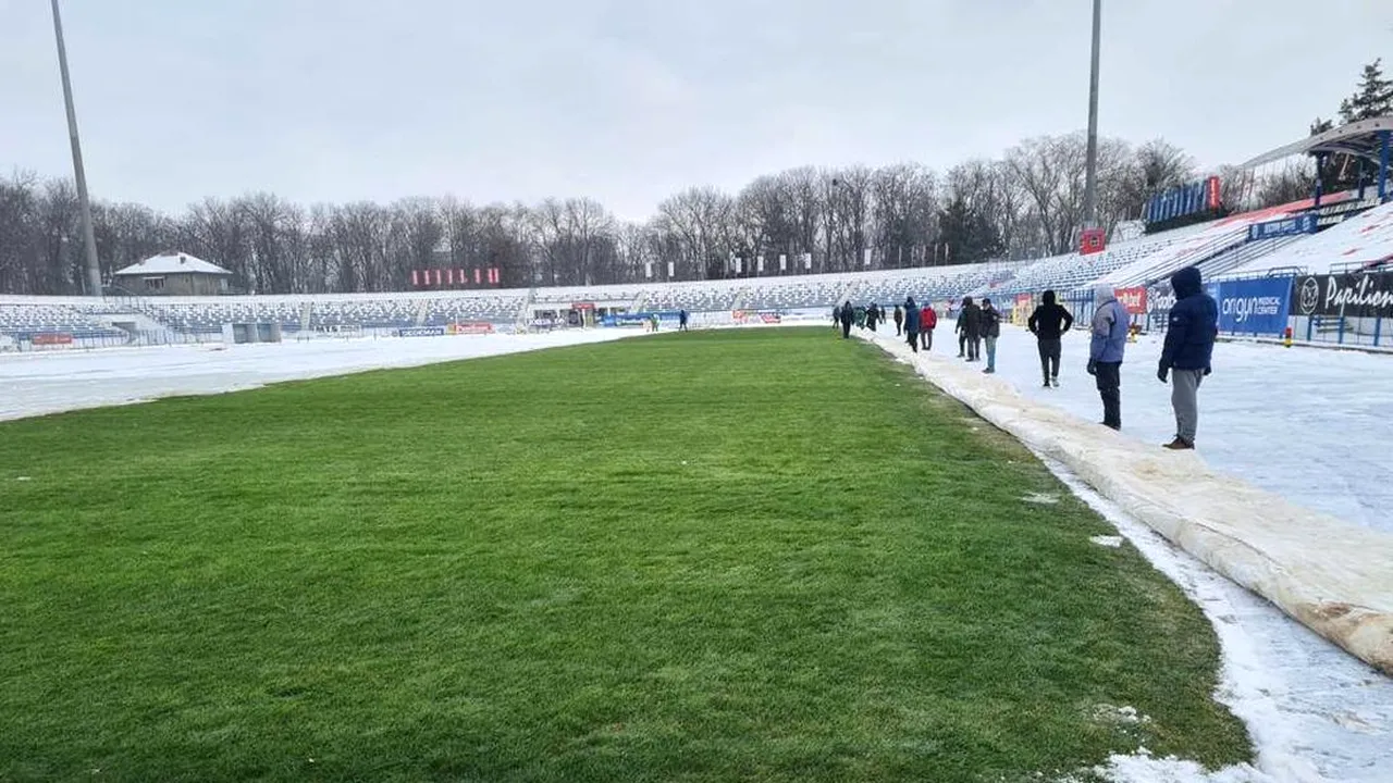 Cum se prezintă terenul celor de la Poli Iași înaintea derby-ului cu FC Botoșani | GALERIE FOTO