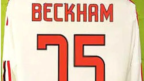 Beckham va purta numărul 75